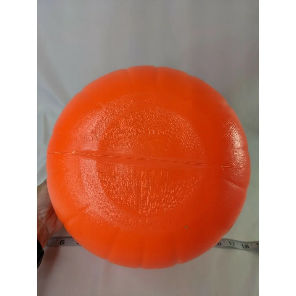 Large Pumpkin Jack o‎ Lantern Treat Bucket 10 Inch Diameter 8 Inch Tall